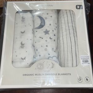 Pottery Barn Baby Organic Muslim Swaddle Blankets